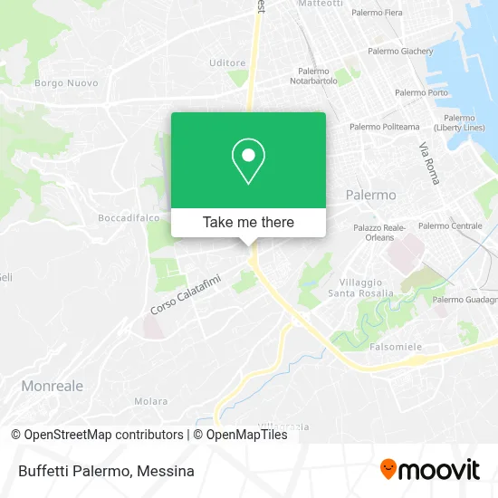 Buffetti Palermo map