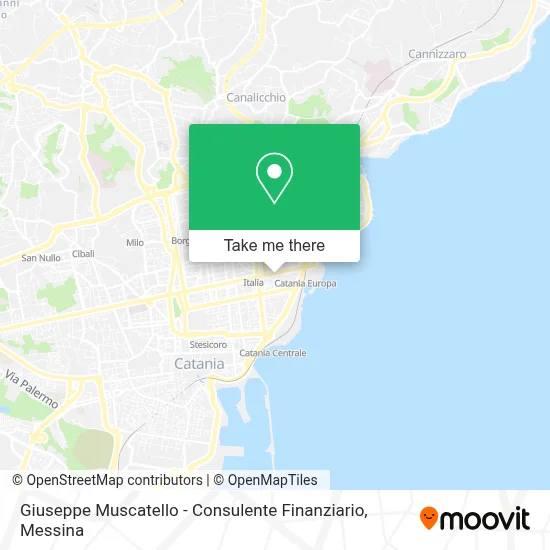 Giuseppe Muscatello - Consulente Finanziario map