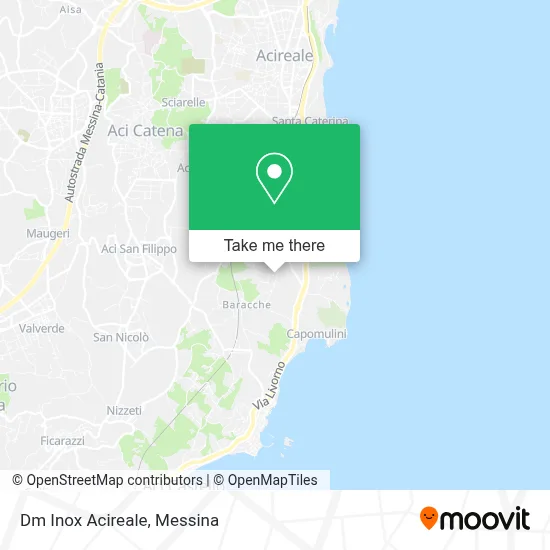 Dm Inox Acireale map