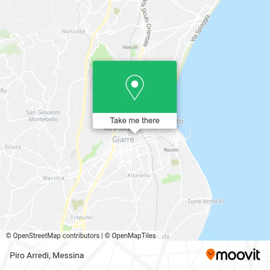 Piro Arredi map