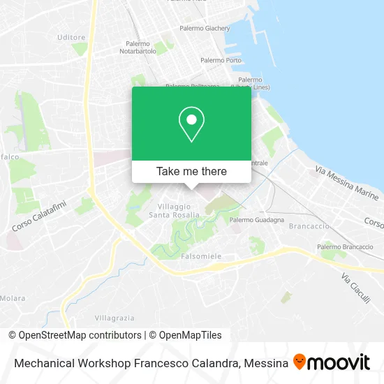 Mechanical Workshop Francesco Calandra map
