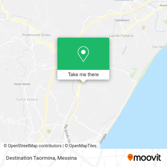 Destination Taormina map