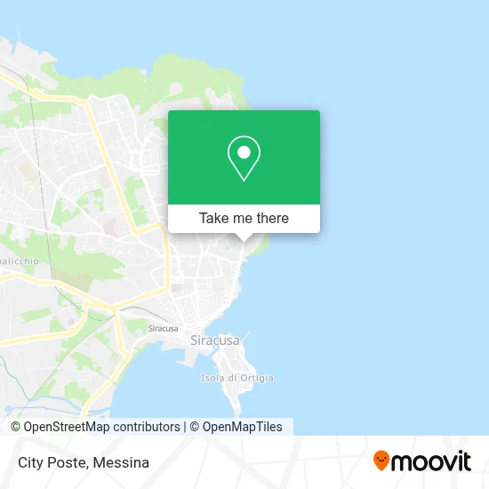 City Poste map