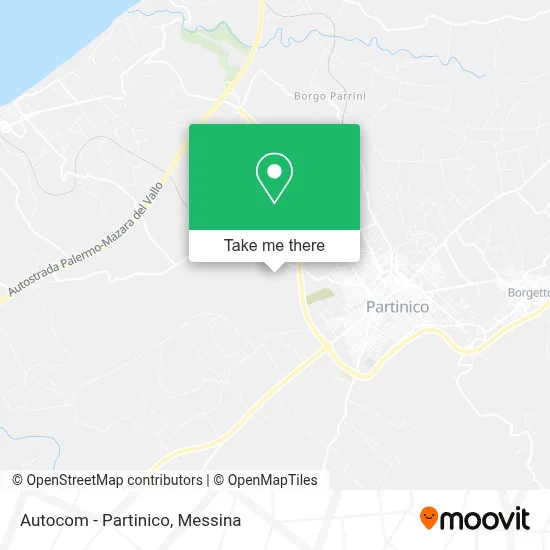 Autocom - Partinico map