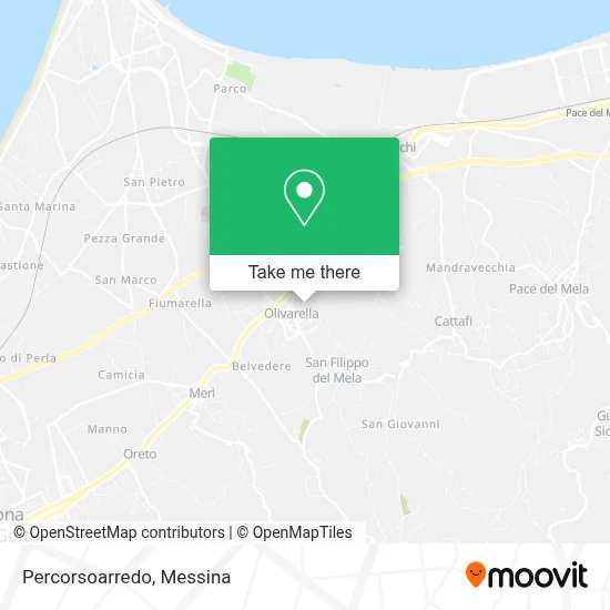 Percorsoarredo map