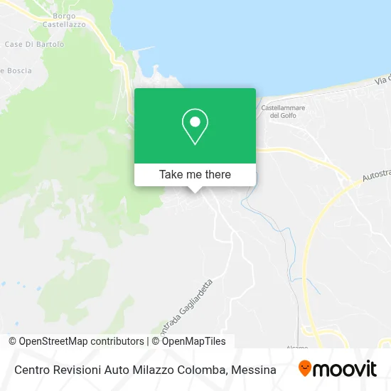 Centro Revisioni Auto Milazzo Colomba map