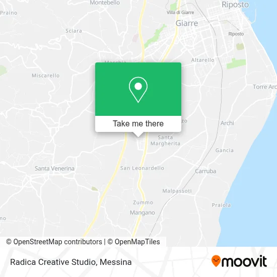 Radica Creative Studio map