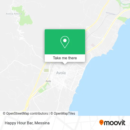 Happy Hour Bar map