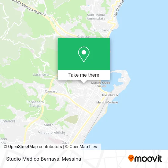 Studio Medico Bernava map
