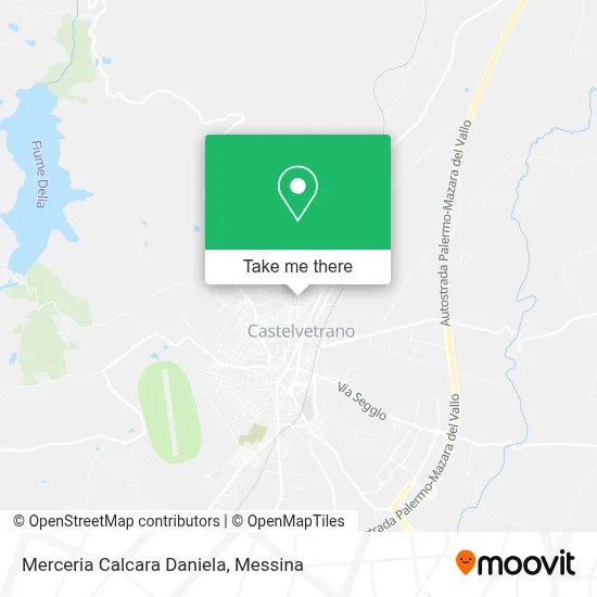Merceria Calcara Daniela map