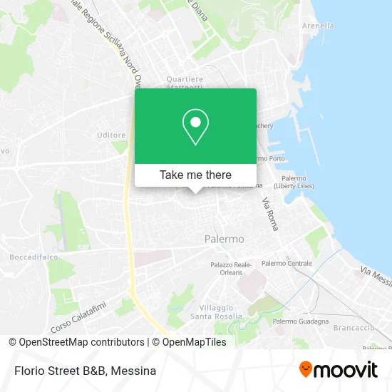 Florio Street B&B map