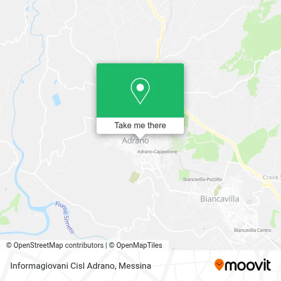 Informagiovani Cisl Adrano map
