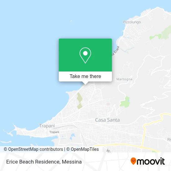 Erice Beach Residence map