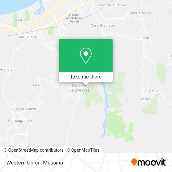 Western Union map