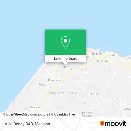 Villa Bency B&B map
