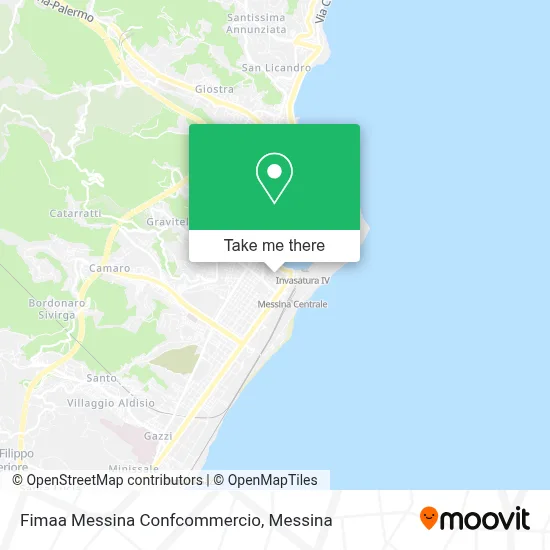 Fimaa Messina Confcommercio map