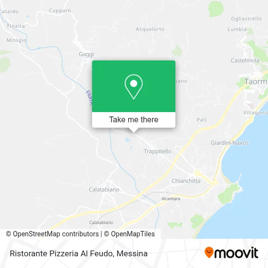 Ristorante Pizzeria Al Feudo map