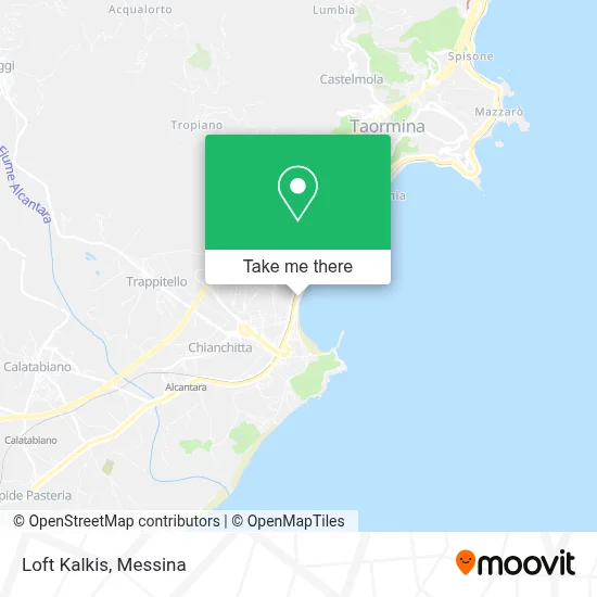 Loft Kalkis map