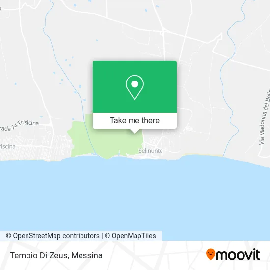 Tempio Di Zeus map