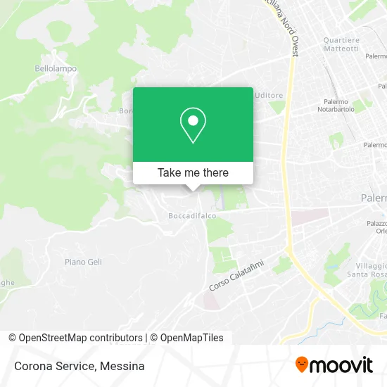 Corona Service map