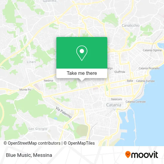 Blue Music map