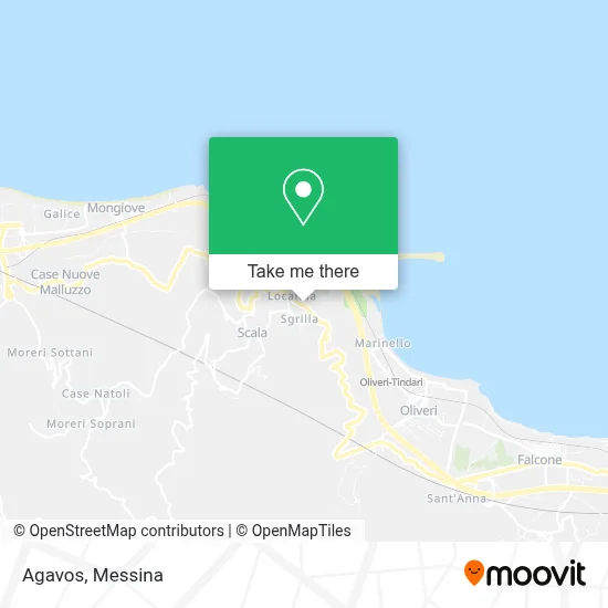 Agavos map