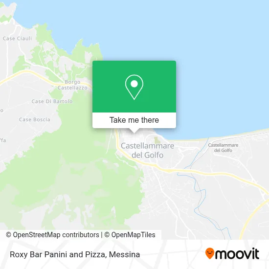 Roxy Bar Panini and Pizza map