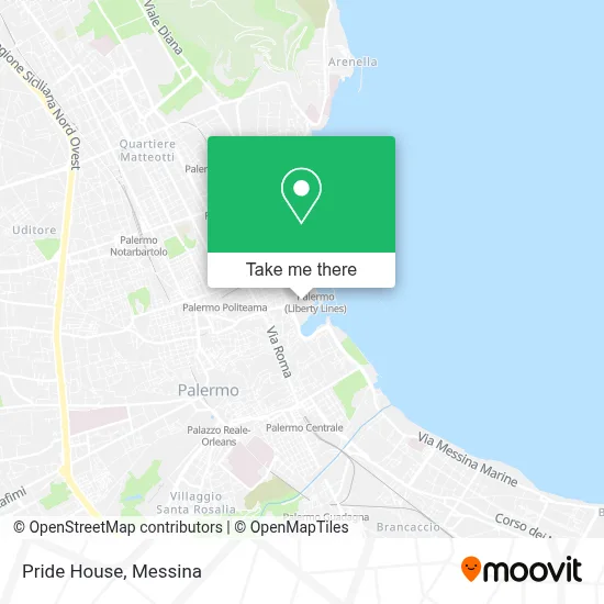 Pride House map