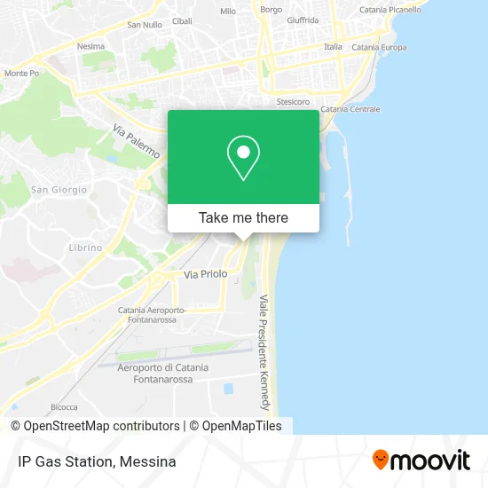IP Gas Station map