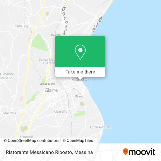 Ristorante Messicano Riposto map