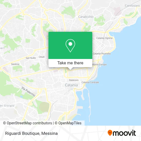 Riguardi Boutique map