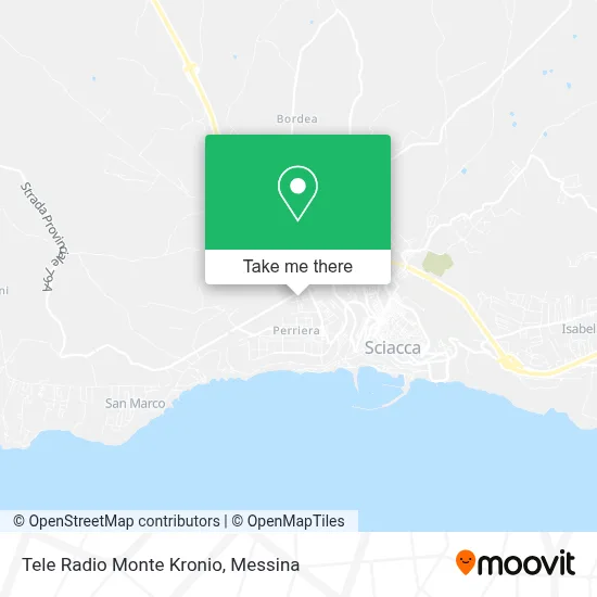 Tele Radio Monte Kronio map
