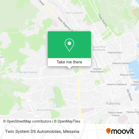 Twin System DS Automobiles map