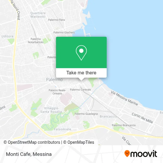 Monti Cafe map