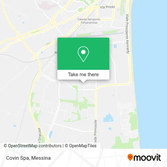 Covin Spa map