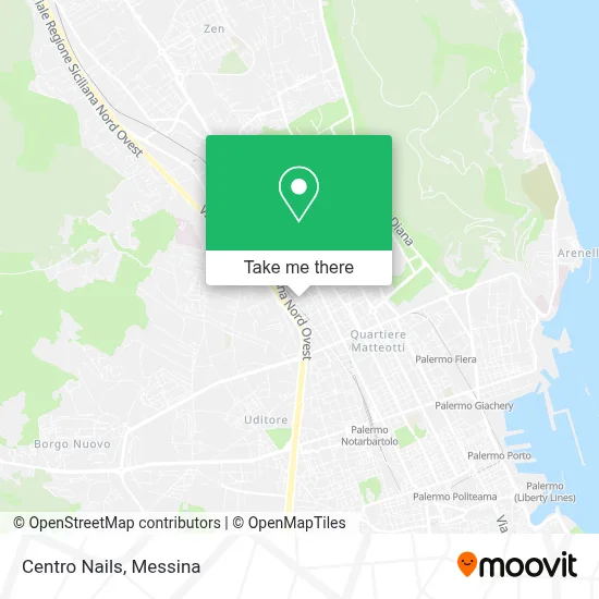 Centro Nails map