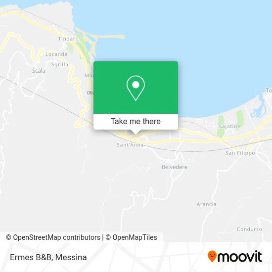 Ermes B&B map