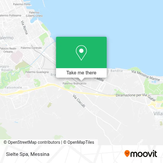 Sielte Spa map