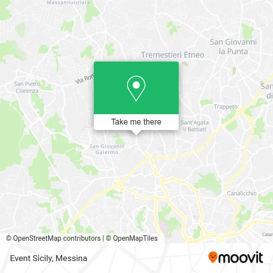 Event Sicily map