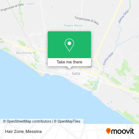Hair Zone map