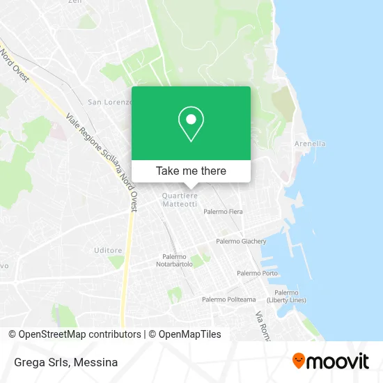 Grega Srls map