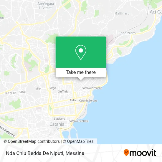 Nda Chiu Bedda De Niputi map