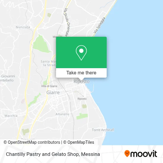 Chantilly Pastry and Gelato Shop map