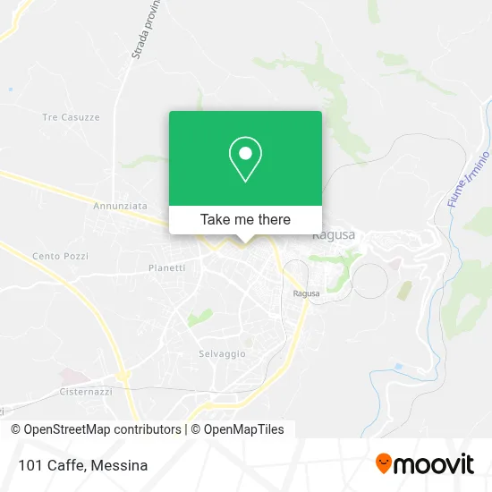 101 Caffe map