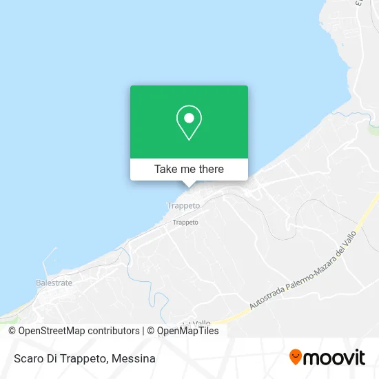 Scaro Di Trappeto map