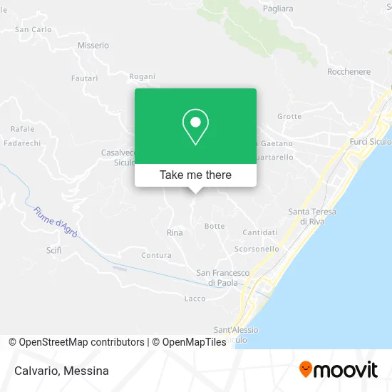 Calvario map