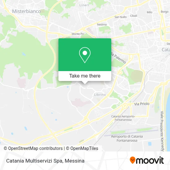 Catania Multiservizi Spa map