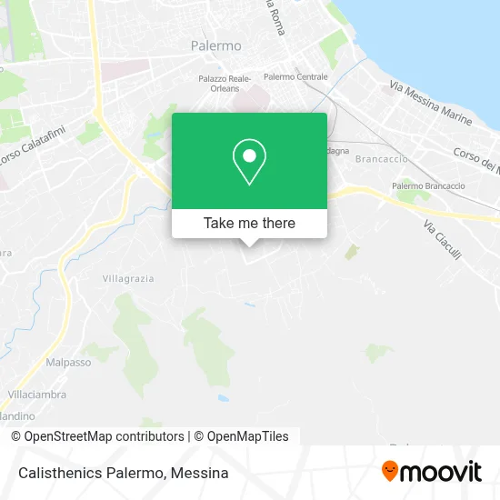 Calisthenics Palermo map