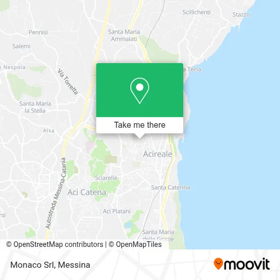Monaco Srl map