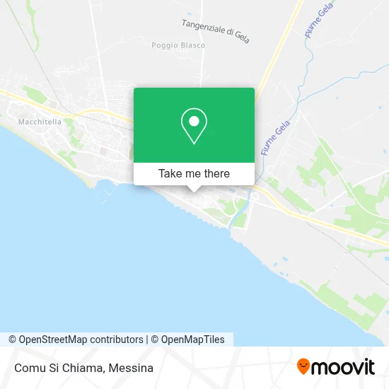 Comu Si Chiama map